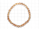 [Video][One of a kind] High Quality Oregon Sunstone AAA-Round 6.5mm Bracelet NO.3