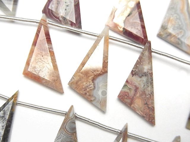 Agate, Triangle Gemstone Beads