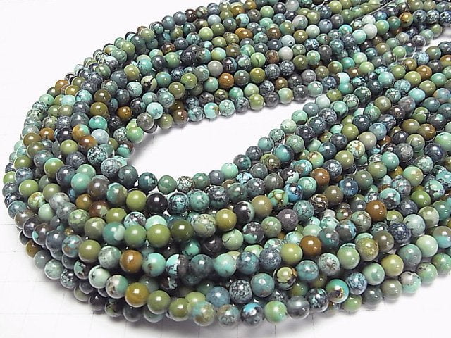 [Video]Turquoise AA+ Round 6mm half or 1strand beads (aprx.15inch/38cm)