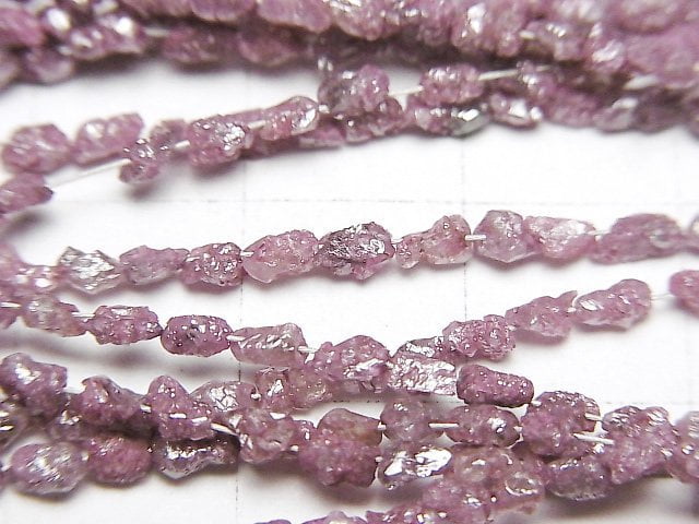 [Video] Pink Diamond Rough Nugget Half or 1strand beads (aprx.15inch/38cm)