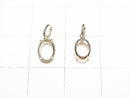 [Video][Japan][K10 Yellow Gold]Pendant Frame (Prong Setting) Oval Cabochon 6x4mm Milled 1pc
