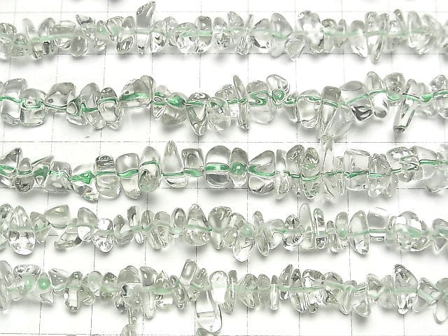 [Video]Green Amethyst AAA- Chips (Small Nugget ) 1strand beads (aprx.15inch/38cm)