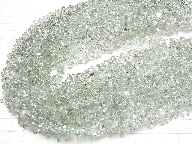 [Video]Green Amethyst AAA- Chips (Small Nugget ) 1strand beads (aprx.15inch/38cm)