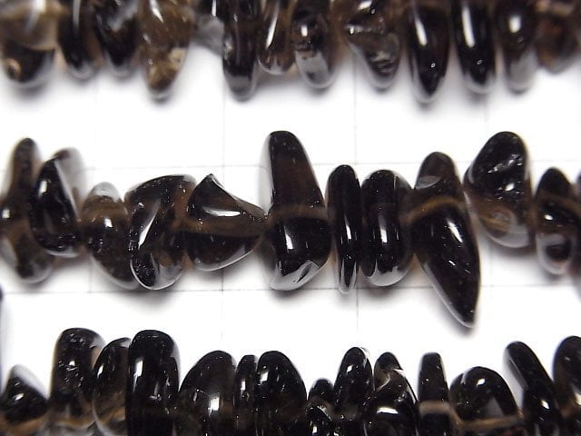 [Video]Smoky Quartz AAA Chips (Small Nugget) 1strand beads (aprx.15inch/38cm)