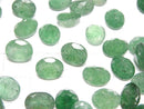 [Video]Green Aventurine AAA- Loose stone Oval Faceted 10x8mm 3pcs