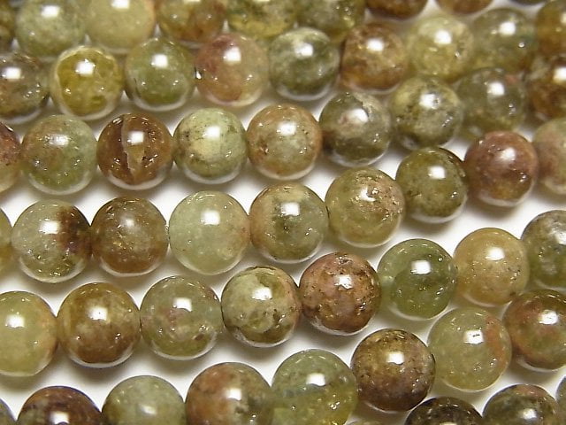 Garnet, Round Gemstone Beads