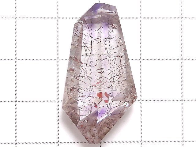 [Video][One of a kind] Elestial Quartz AAA Faceted Nugget 1pc NO.27