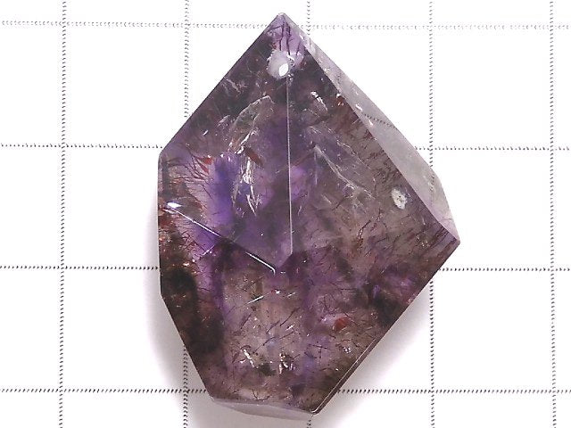[Video][One of a kind] Amethyst Elestial AAA Faceted Nugget 1pc NO.43