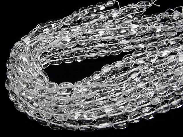 [Video]Crystal AAA- Flat Nugget half or 1strand beads (aprx.15inch/38cm)
