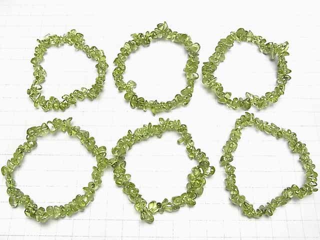 [Video]Peridot AAA- Chips (Small Nugget ) Bracelet