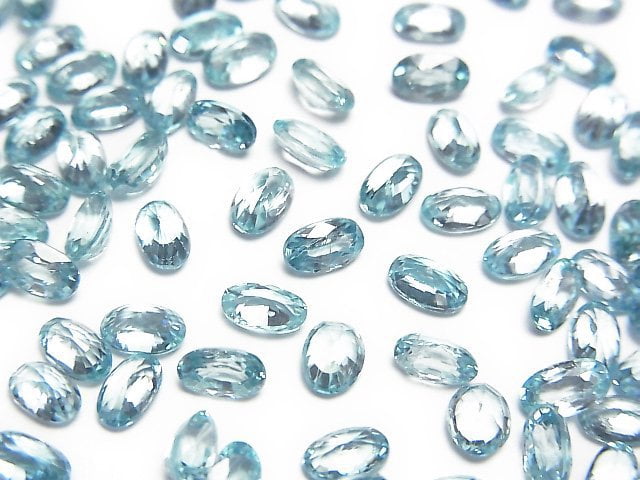 Oval, Undrilled (No Hole), Zircon Gemstone Beads