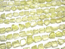 [Video]High Quality Lemon Quartz AAA- Faceted Nugget half or 1strand beads (aprx.13inch/32cm)
