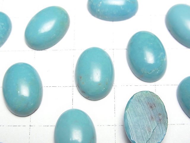 [Video]Turquoise AAA- Oval Cabochon 14x10mm 2pcs