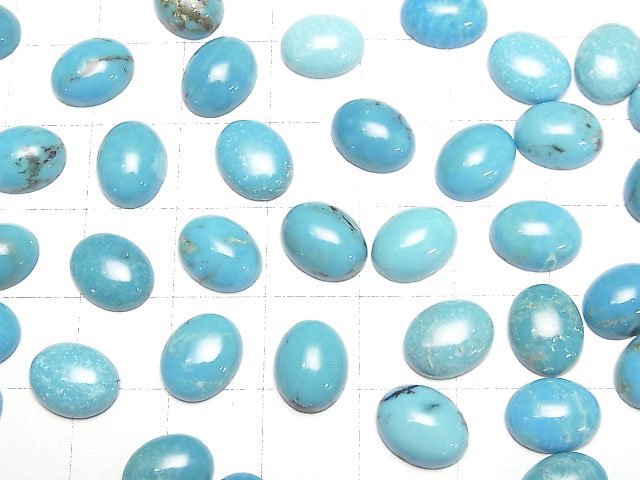 [Video]Turquoise AAA- Oval Cabochon 10x8mm 3pcs