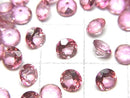[Video]High Quality Pink Topaz AAA Loose stone Round Faceted 5x5mm 5pcs