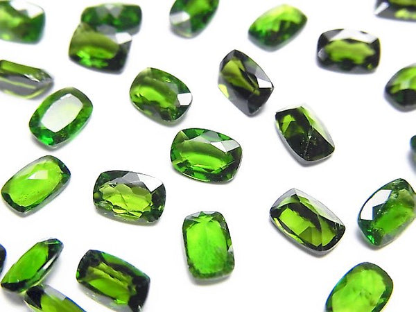 Diopside, Rectangle, Undrilled (No Hole) Gemstone Beads