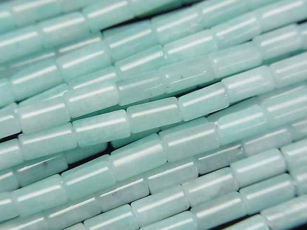 Amazonite, Tube Gemstone Beads