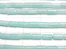 [Video]Peru Amazonite AA++ Tube 6x3x3mm half or 1strand beads (aprx.15inch/38cm)