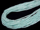 [Video]Peru Amazonite AA++ Tube 6x3x3mm half or 1strand beads (aprx.15inch/38cm)