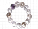[Video][One of a kind] Water in Crystal E•Amethyst Round 16mm Bracelet NO.5