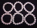 [Video]High Quality! Rose Quartz AA+ Star Faceted Round 12mm Bracelet