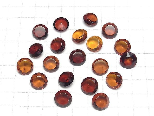 [Video]High Quality Baltic Amber Round Faceted 12x12mm 1pc