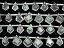 [Video] Doublet Crystal AAA- Transformed Diamond Shape Rainbow Shiny Color half or 1strand (12pcs )