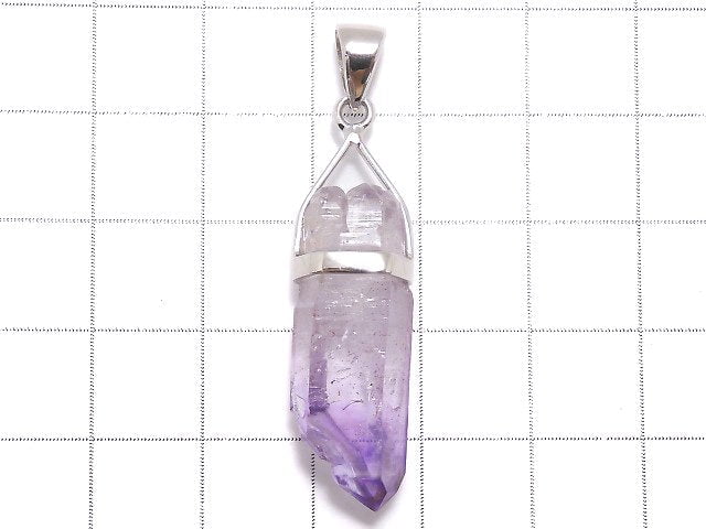 [Video][One of a kind] Elestial Quartz AA++ Point Pendant Silver925 NO.4