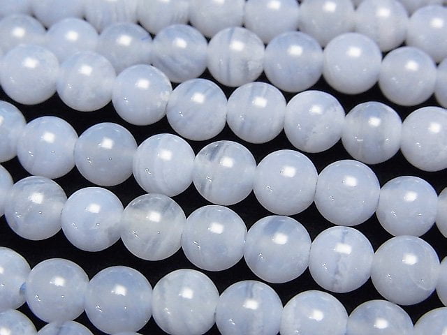 Blue Lace Agate Gemstone Beads