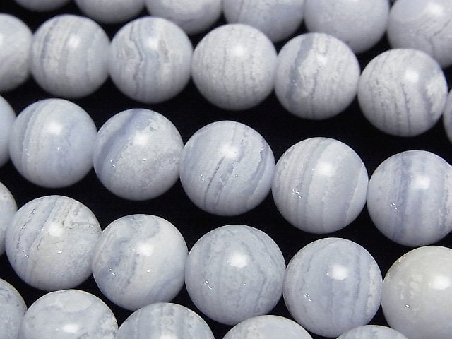 Blue Lace Agate Gemstone Beads