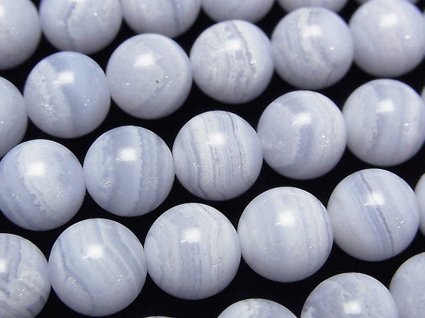 Blue Lace Agate Gemstone Beads