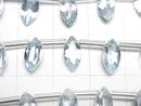 [Video]High Quality Sky Blue Topaz AAA Marquise Faceted 10x5mm half or 1strand (12pcs )