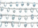 [Video]High Quality Sky Blue Topaz AAA Marquise Faceted 10x5mm half or 1strand (12pcs )