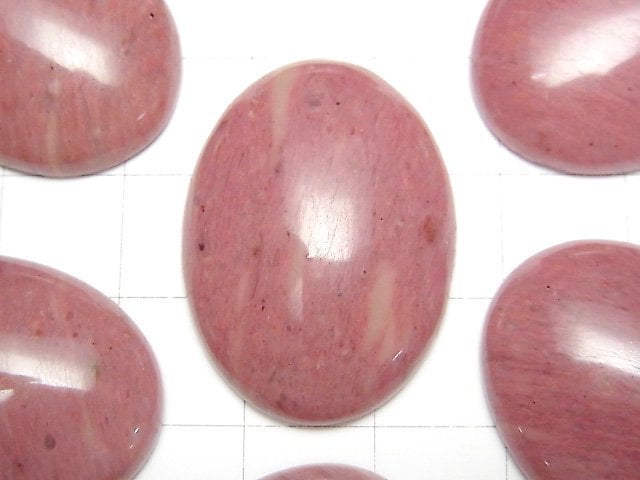 [Video]Siliceous Schist AAA- Oval Cabochon 30x22mm 1pc