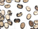 High Quality Smoky Quartz AAA Loose stone Oval Faceted 6x4mm 10pcs