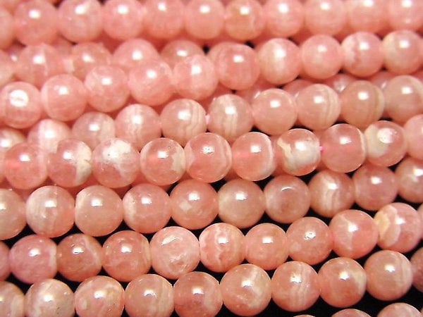 Rhodochrosite Gemstone Beads