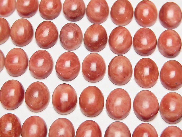 [影片] 帶刺牡蠣貝橢圓蛋面裸石 10x8公釐 1顆