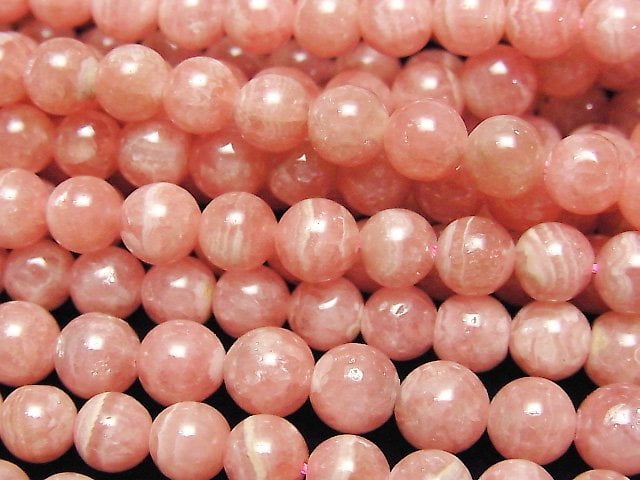 Rhodochrosite Gemstone Beads