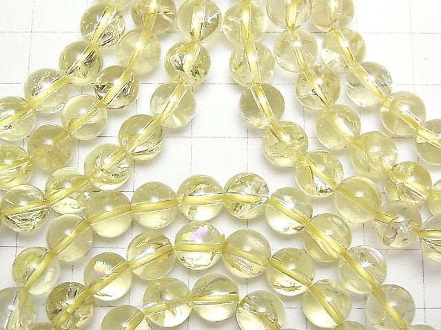 [Video] Lemon Iris Quartz AAA Round 8mm Bracelet