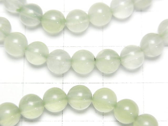 [Video] Prehnite AA++ Round 6mm Bracelet