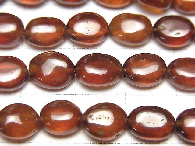 [Video]High Quality Hessonite Garnet AA++ Nugget half or 1strand beads (aprx.15inch/38cm)