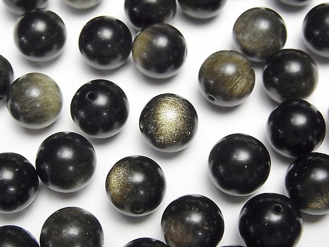 Obsidian Gemstone Beads