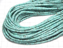 Magnesite Turquoise  Rondelle (Heishi )3x3x2mm 1strand beads (aprx.15inch/37cm)