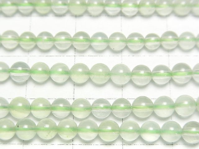 [Video]Prehnite AAA Round 4mm 1strand beads (aprx.15inch/36cm)