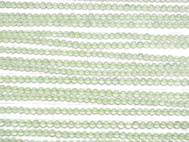 [Video]Prehnite AAA Round 4mm 1strand beads (aprx.15inch/36cm)