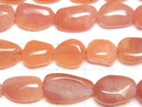 [Video] Orange Chalcedony AA Nugget 1strand beads (aprx.15inch/38cm)