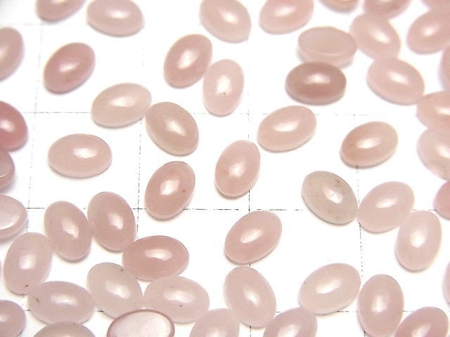 [Video]Guava Quartz AAA Oval Cabochon 6x4mm 10pcs