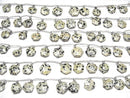 [Video]Dalmatian Jasper Hexagon Cut 1strand (8pcs )