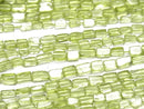 [Video]High Quality Peridot AAA- Square -Rectangle 1strand beads (aprx.13inch/32cm)