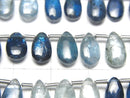 [Video]High Quality Kyanite AA++ Pear shape (Smooth) half or 1strand beads (aprx.8inch/20cm)